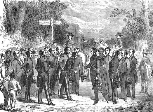 Entrée de Léopold de Saxe-Cobourg en Belgique - juillet 1831