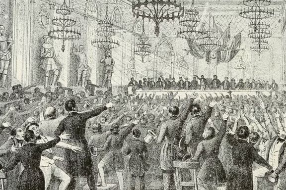 Congrès libéral à l'hôtel de ville de Bruxelles - 1846