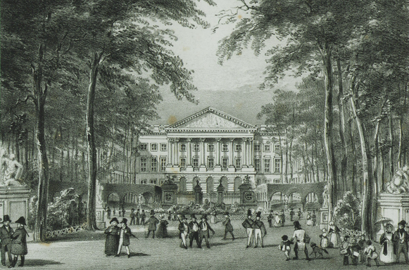 Palais de la Nation (vers 1850)