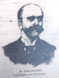 Portrait de Van der Linden d'Hooghsvorst Edmont